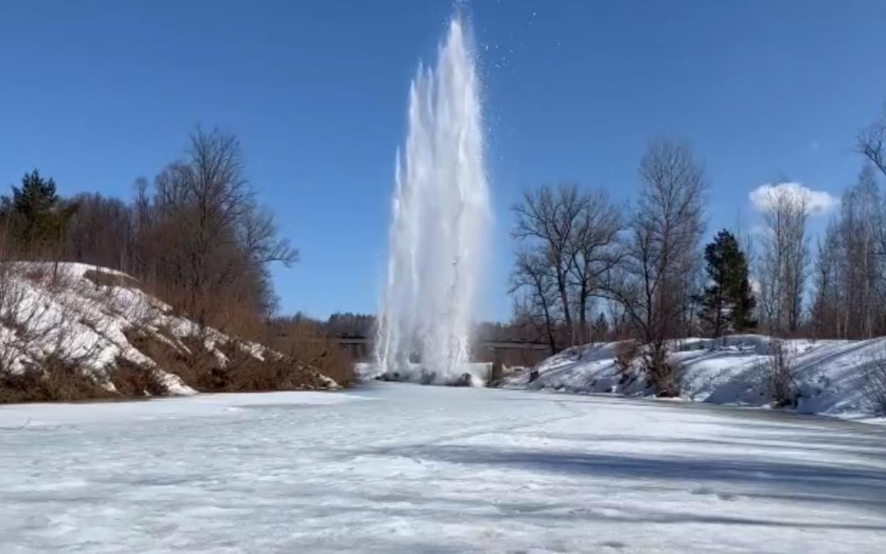 Лед на реках Удмуртии начнут взрывать с 25 марта