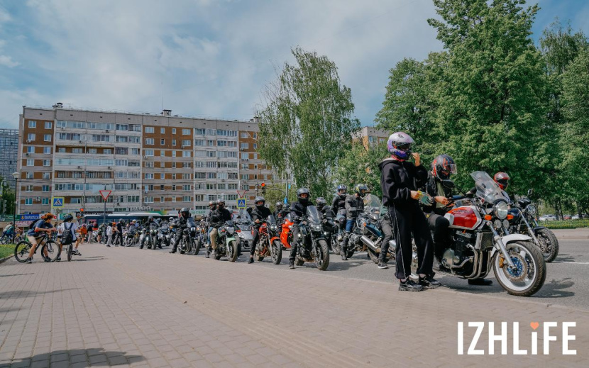 Мотосезон открыли в Ижевске. Фото: Маша Бакланова