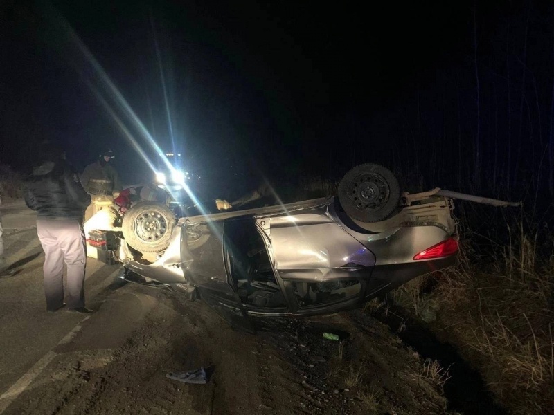 Водитель и пассажир Hyundai Solaris погибли на трассе в Удмуртии