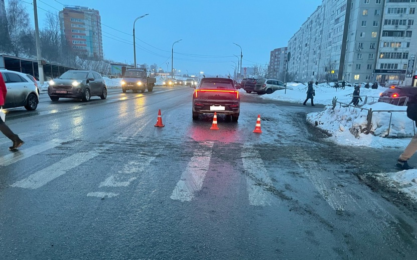 Водитель «Москвича» сбила женщину на ул. Удмуртской в Ижевске