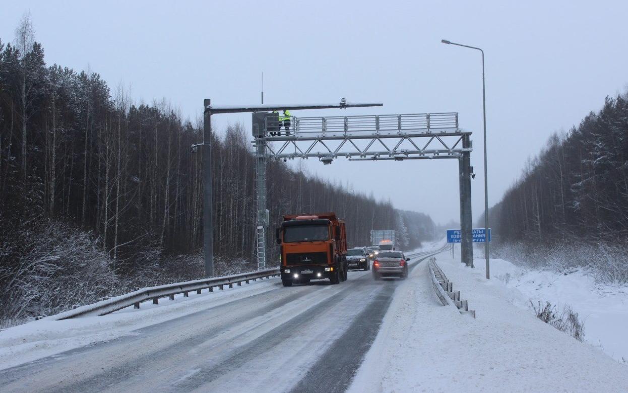 Дорожные весы запустили на трассе под Ижевском