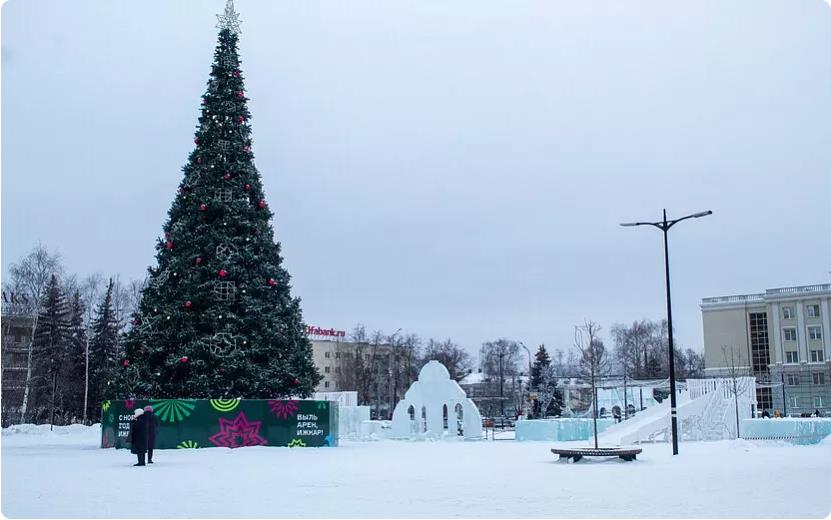 Погода в Ижевске на день: 1 января ожидается до -6°С и небольшой снег