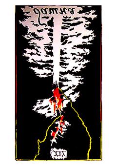 XVI аркан Башня (Перевернутое положение)