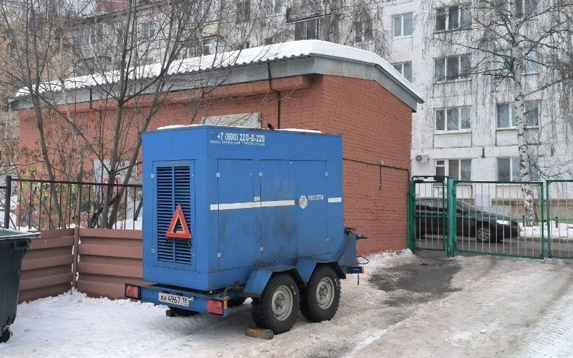 Восстановить электроснабжение городка Металлургов в Ижевске планируют до 20:00 30 января 