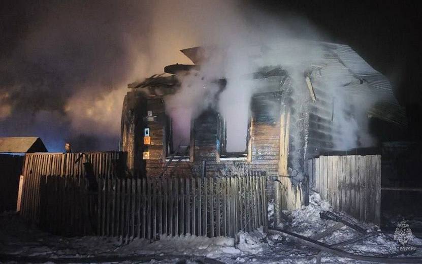 Мужчина пострадал при пожаре в Воткинском районе