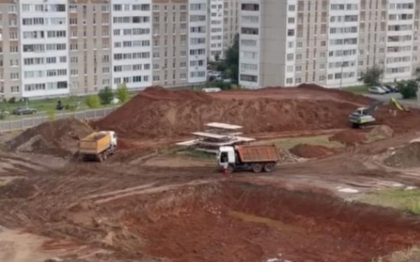 Начало строительства второй школы на Берша