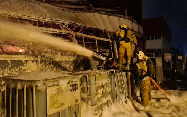 Пожар на улице Салютовской в Ижевске полностью ликвидирован