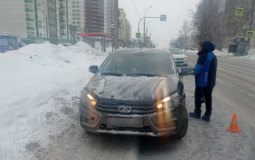 Девочку сбили на пешеходном переходе в Ижевске