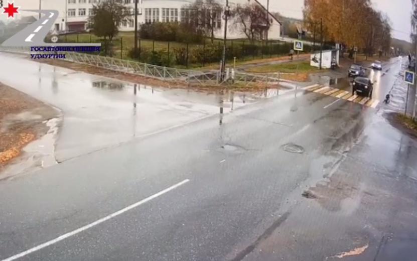 Водитель «Гранты» сбил ребенка на «зебре» в Камбарке