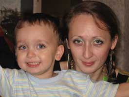 Эльвира Михайлова с сыном