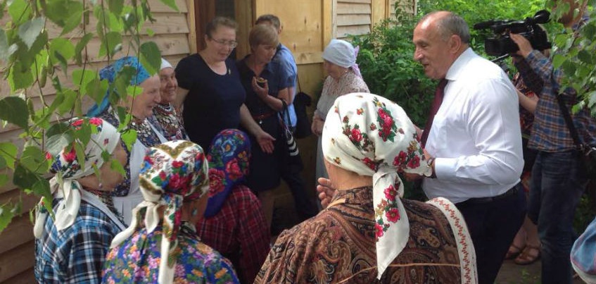 Глава Удмуртии встретился с «Бабушками из Бураново»
