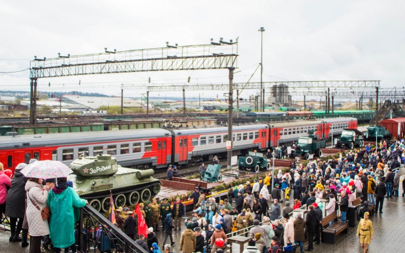 «Поезд Победы» в Ижевске. Фото: Данил Иванов