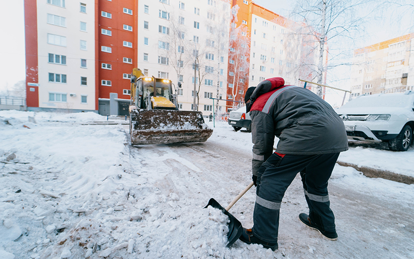 917 нарушений по уборке снега выявили во дворах Ижевска