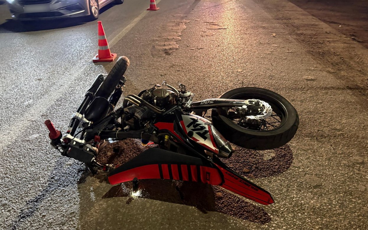 16-летний водитель питбайка пострадал в ДТП под Сарапулом