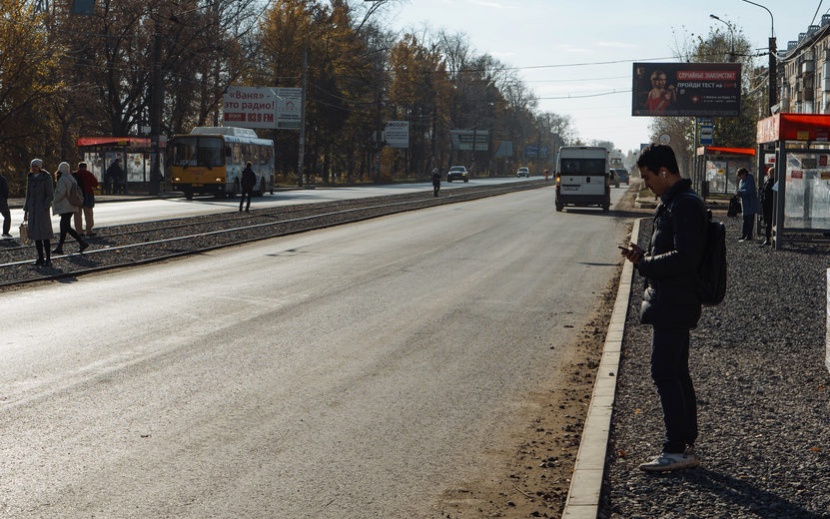 Улица Гагарина в значительной степени отремонтирована. Фото: Мария Бакланова