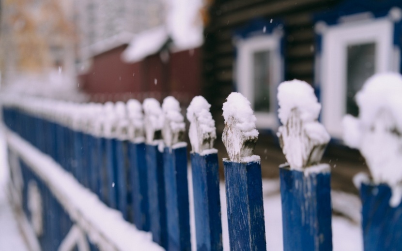 Первый снег в Ижевске. Фото: Маша Бакланова