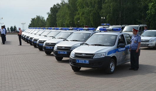 Полицейские Удмуртии получили новые автомобили
