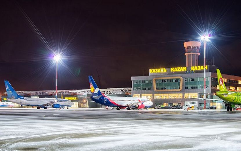 Аэропорт Казани временно прекратил прием и отправку самолетов