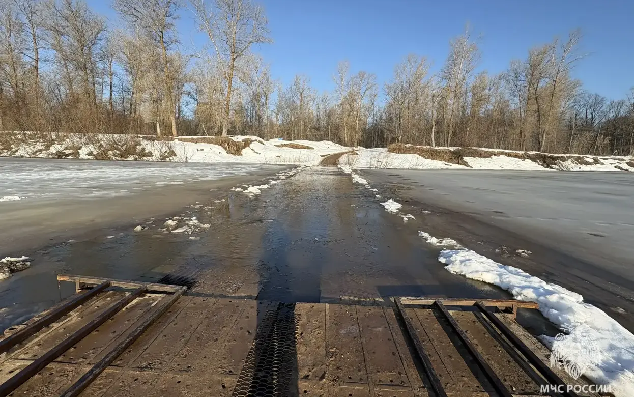 Мост через реку Вала вновь подтопило в Удмуртии