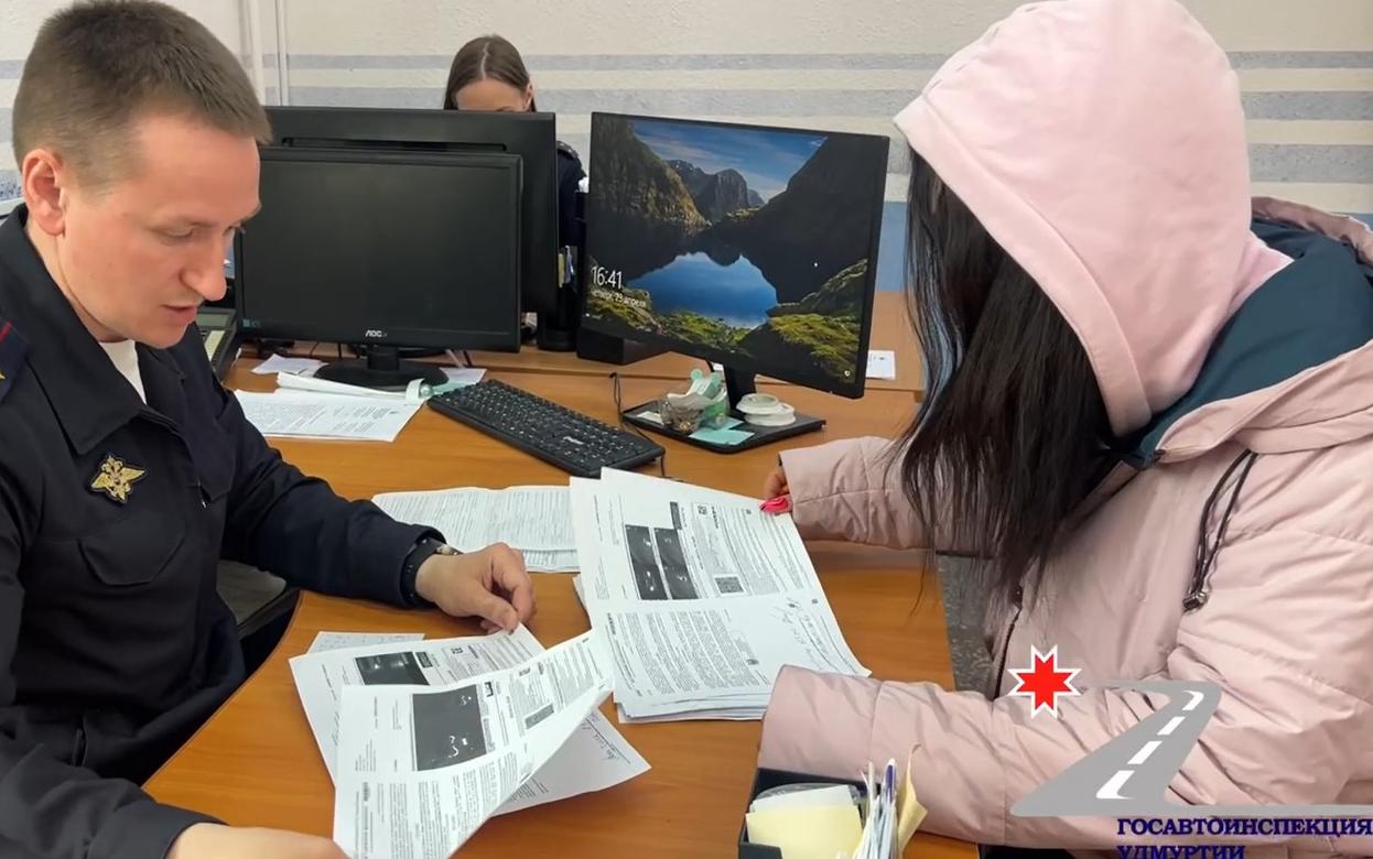 Серийную нарушительницу ПДД на снятом с регистрации авто задержали в Ижевске