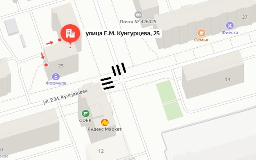 Новый пешеходный переход появится на улице Кунгурцева в Ижевске