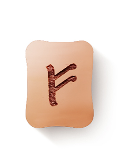 Феху (ᚠ) - прямое положение