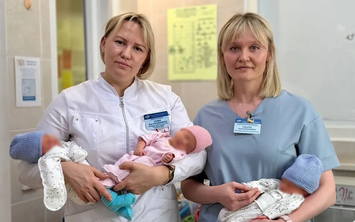 Первая в году тройня родилась в Удмуртии