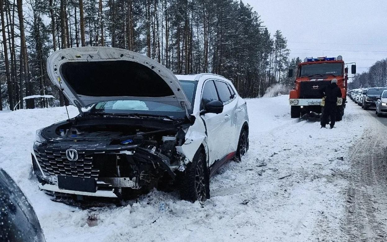 Две женщины и два ребенка пострадали в ДТП под Ижевском