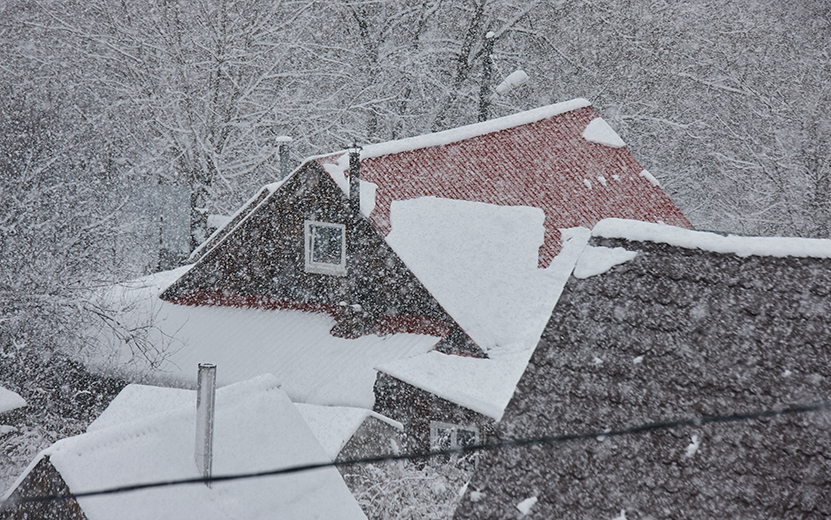 Снежный покров в Ижевске увеличился на высоту от 2 до 5 см