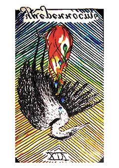 XIV аркан Умеренность (Перевернутое положение)