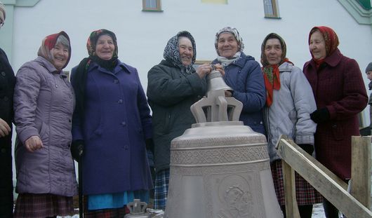 В Удмуртии в храме «бурановских бабушек» установили колокола