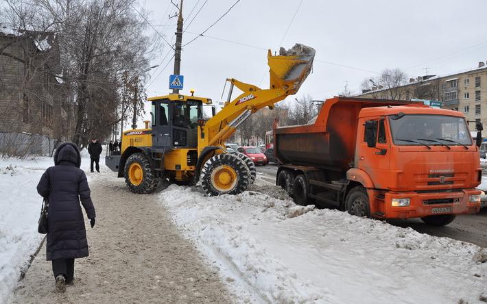 Снег вывезут с 7 улиц Ижевска в ночь на 11 января