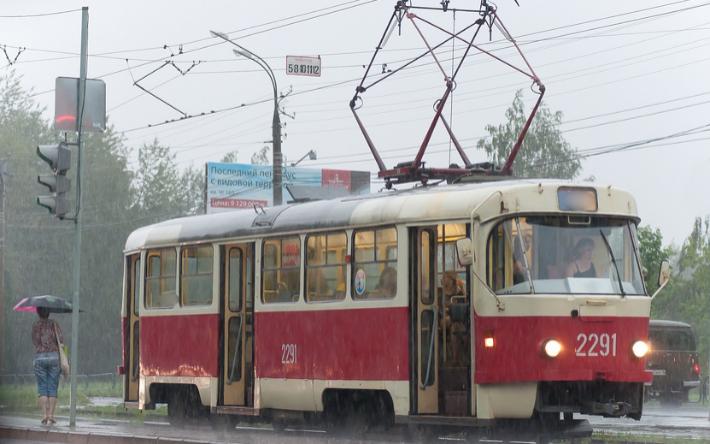 Трамваи не идут по улице Ленина в Ижевске
