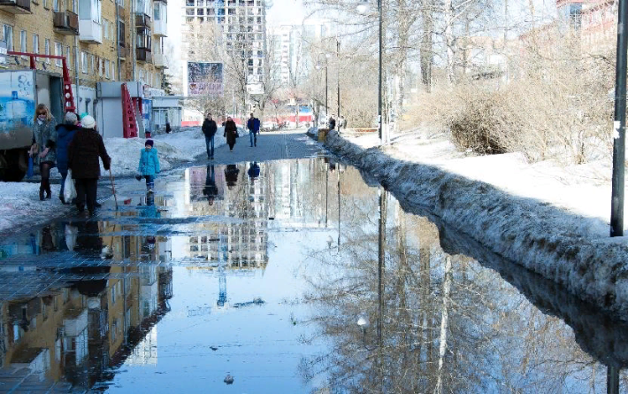 Погода на день в Ижевске: 22 марта дождь и гололедица