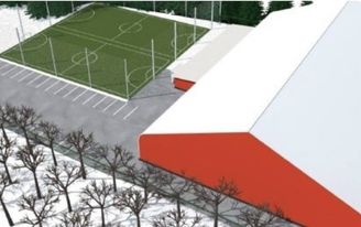 Крытый футбольный манеж построят на улице Рупасова в Ижевске