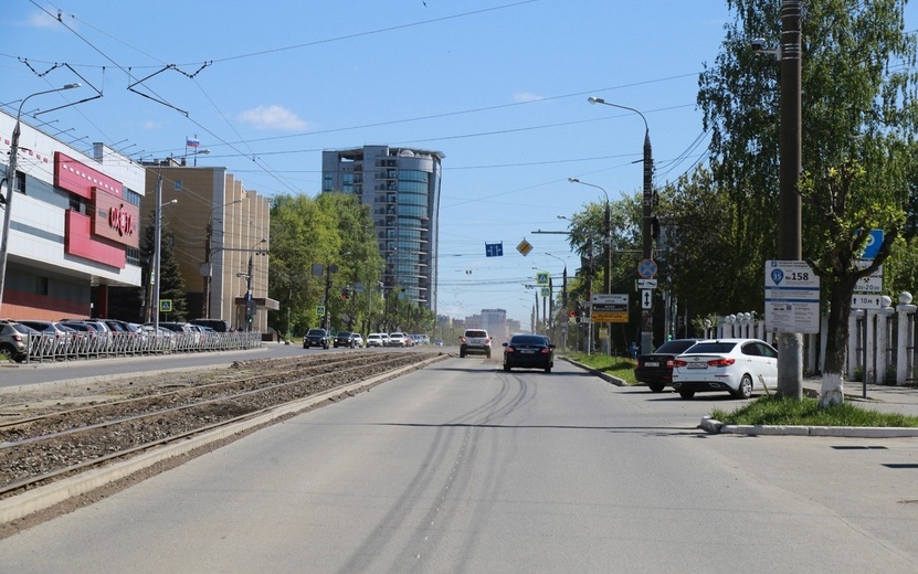 Ремонт улицы Ленина начался в Ижевске