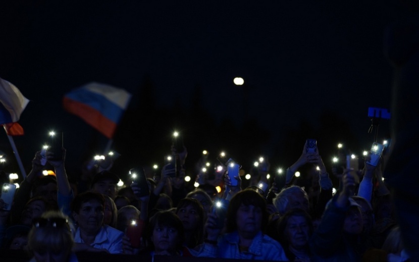 Выступление Олега Газманова на Дне города в Ижевске. Фото: Маша Бакланова