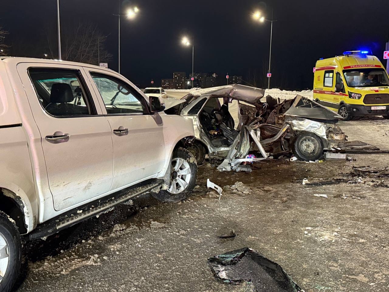 Два человека погибли в результате ДТП в Ижевске накануне Нового года