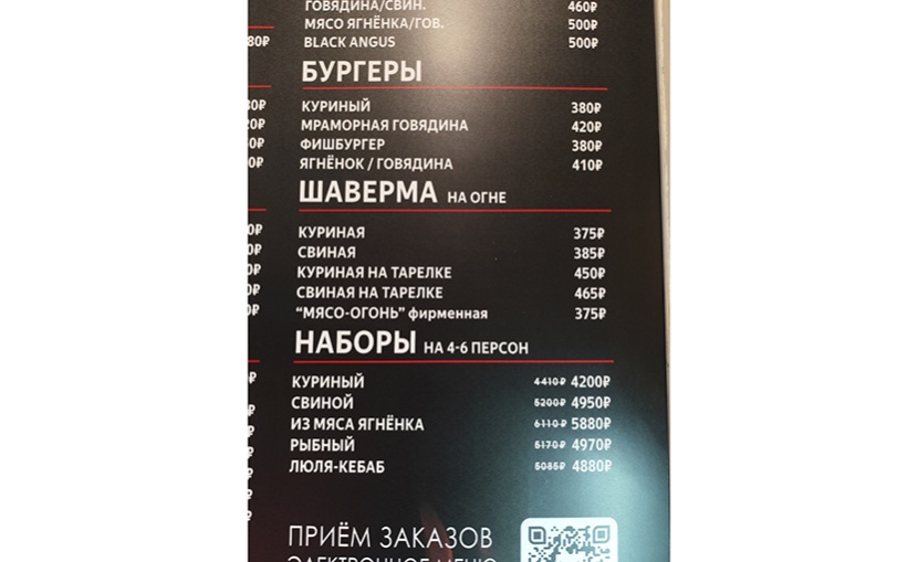 Цены на блюда в разных кафе. Фото: Ростислав Маркин