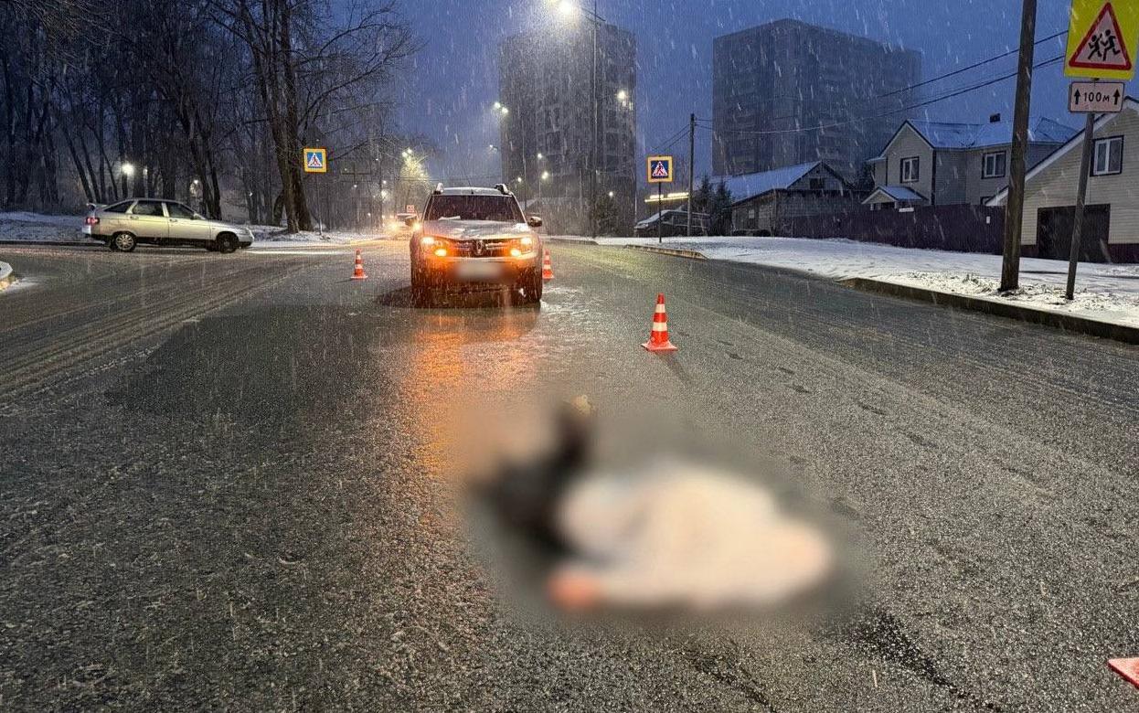 Водитель «Рено» насмерть сбил мужчину на ул. Телегина в Ижевске