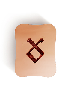 Одал (ᛟ) - перевернутое положение