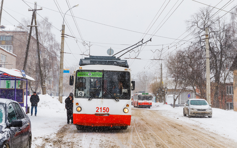 Троллейбусы не идут по улице Либкнехта в Ижевске
