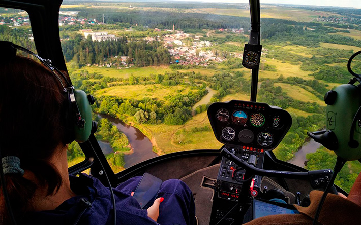 В Ижевске впервые искали потерявшегося человека с вертолета