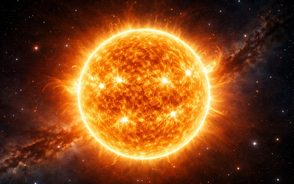 Магнитные бури в феврале 2026: крупный активный центр на Солнце скоро окажется напротив Земли