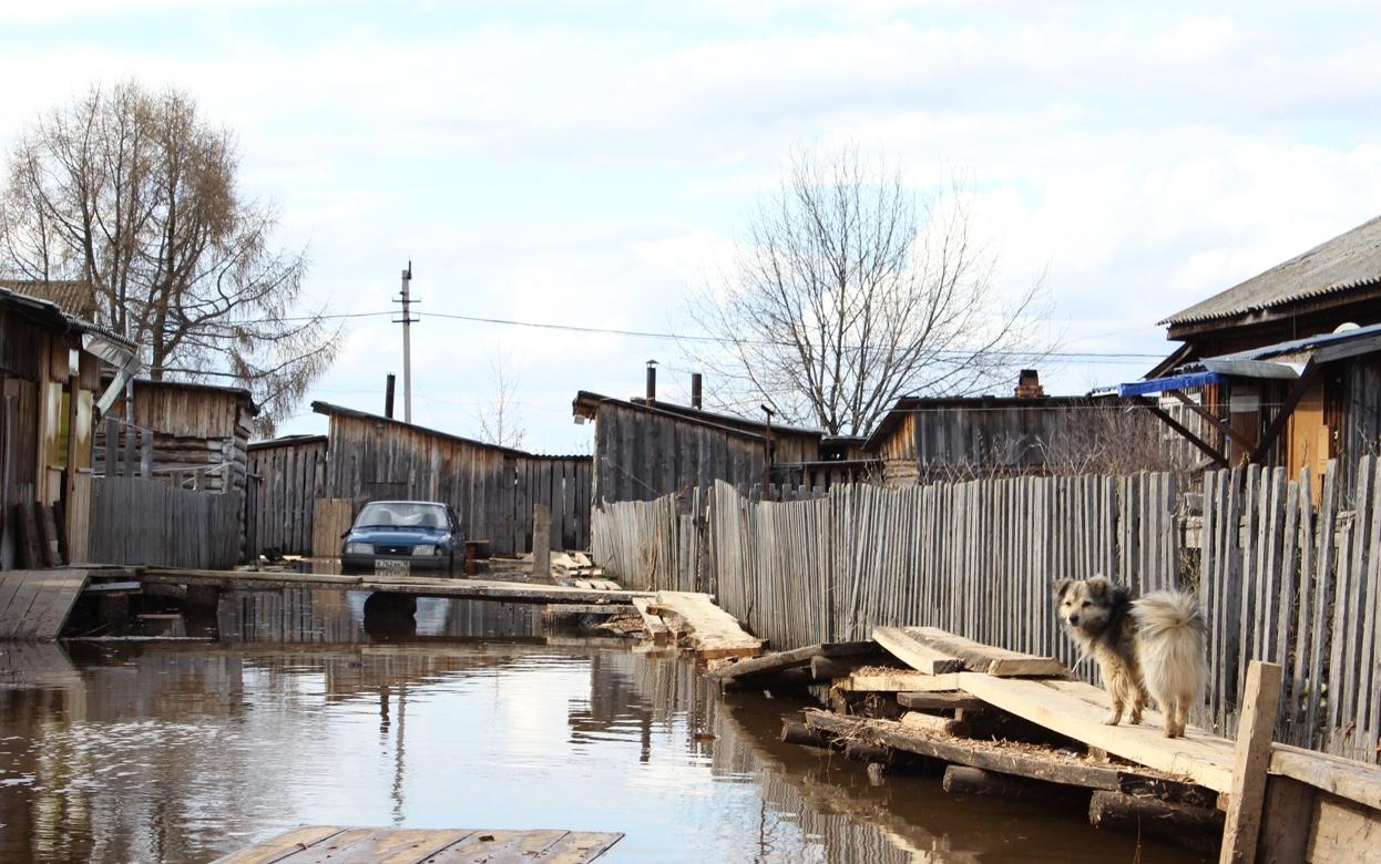 Несколько жилых домов подтопило в Ижевске