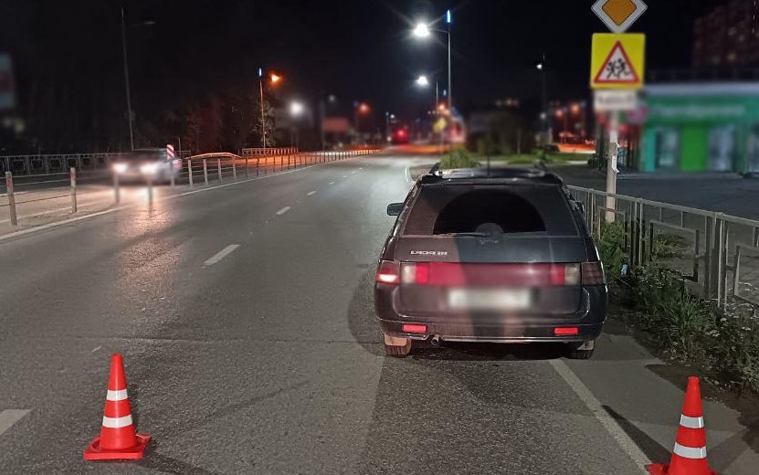 Водитель легковушки сбил мужчину на пешеходном переходе под Ижевском