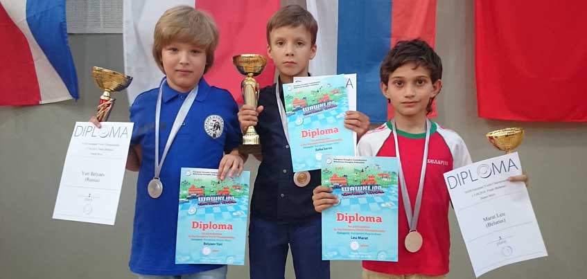 Юрий Беляев из Удмуртии стал серебряным медалистом чемпионата Европы по шашкам среди детей до 10 лет