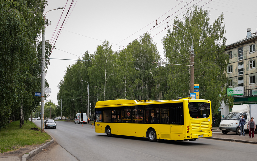 Автобусы №№ 22 и 25 перенаправят с ул. Маркса в Ижевске