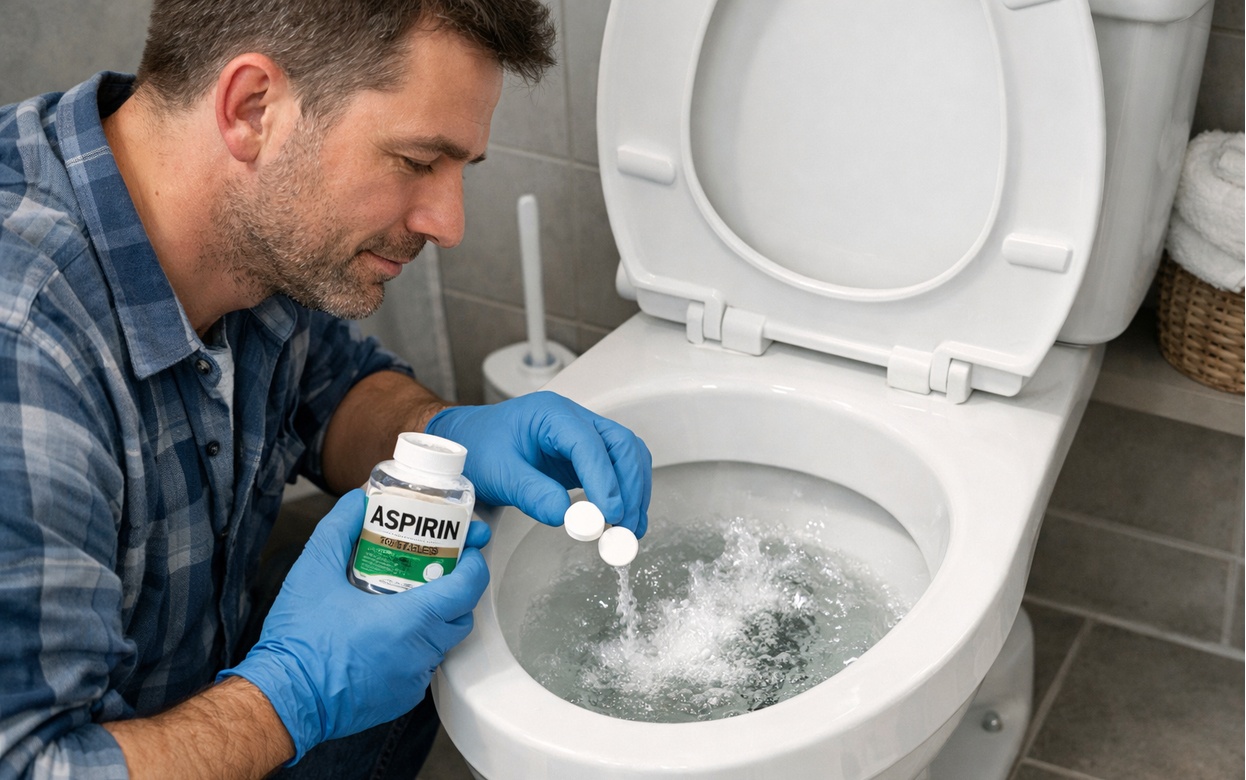 Пожелтевшая сантехника будет как новая: это копеечное средство из аптеки за ночь растворит весь налет