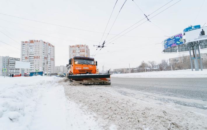 Появился график уборки и вывоза снега в Ижевске на ближайшие дни 